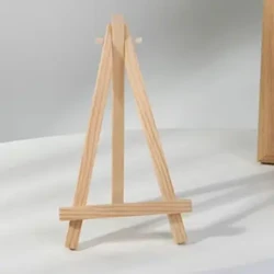 1 Pcs Kayu Alami Mini Kuda-kuda Bingkai Tripod Tampilan Pertemuan Pernikahan Meja Nama Kartu Stand Display Pemegang Anak Lukisan Kerajinan