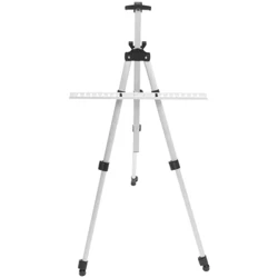 Iphosta Egoqayo Ye-Easel Ima Metal Signs Signs Tripod Yesikole Sokubonisa Ibhodi Siyakwamukela Ishalofu Elimhlophe