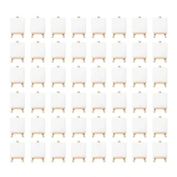 Aýdymçylar 3 Inç X3 Inç Mini Canwas we 5 Inch Mini Easel Setiw surat çekmek çyzgysy - 48 Mini Canwas we 48 Mini Easels
