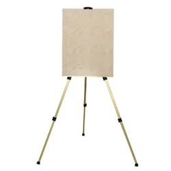 Stondin Easel Arddangos Aloi Alwminiwm 63 modfedd gyda Bag Cario ar gyfer Pen Bwrdd Llawr