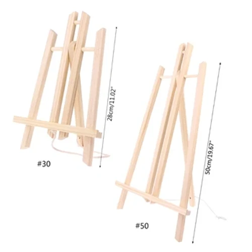 Ahşap Tripod Şövale Masa Üstü Ekran Tutucu Sanat Eserleri için Katlanabilir Standı Küçük Resim Sergisi DIY El Sanatları Düğün Fotoğrafları Iyi