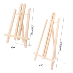 Ahşap Tripod Şövale Masa Üstü Ekran Tutucu Sanat Eserleri için Katlanabilir Standı Küçük Resim Sergisi DIY El Sanatları Düğün Fotoğrafları Iyi