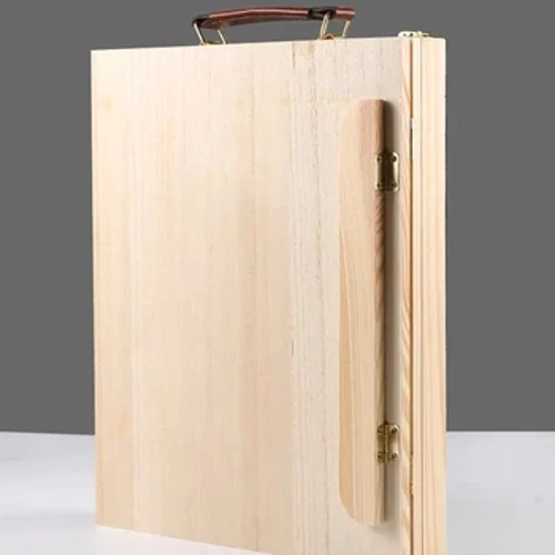 Easels Bwrdd Pren Ar gyfer Peintio Artist Plant Braslun Drawer Bocs Cludadwy Gliniadur Pen-desg Affeithwyr Cês Paent Cyflenwadau Celf