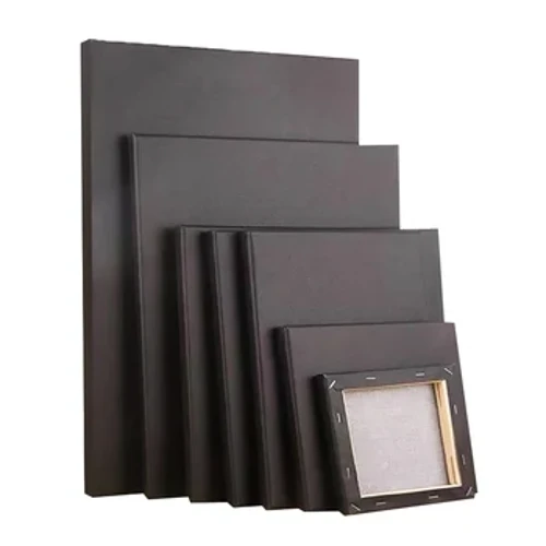 Vải Bố Đen Bằng Gỗ Sơn Dầu Khung Cotton Canvas DIY Graffiti Trẻ Em Khung Canvas Cho Người Mới Bắt Đầu Thực Hành Nghệ Thuật Tiếp Liệu HB-02