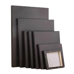 Itim na Canvas Wooden Oil Painting Frame Cotton Canvas DIY Graffiti Canvas Frame ng mga Bata Practice ng Baguhan Art Supplies HB-02