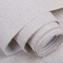 Professionelt blankt lærred til maling Lag Akryl oliemaling Lærred Linned Blend Grundet kunstforsyning til kunstner 5M One Roll