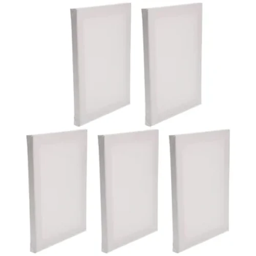 5 Stéck Stretched Canvas Blank Painting Canvas fir Acryl Ueleger Aquarellmolerei