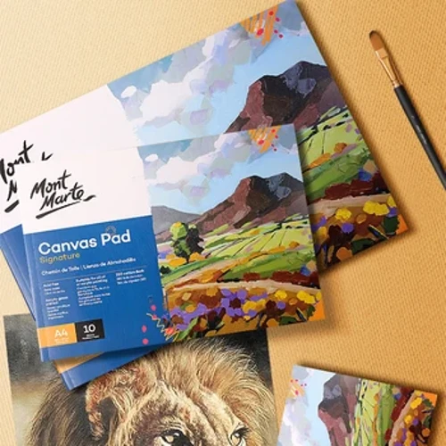 Canvas pad para sa pagpipinta ng 10 sheet, a4 a5, cotton 280gms para sa langis at acrylic paints art supply para sa halo -halong pagpipinta ng media