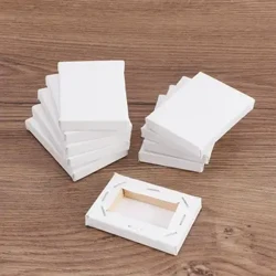 10 stk Blank strukket for grunnet olje Akrylmaling Treoljemaling Board Malerutstyr Rammekunstner Lerret