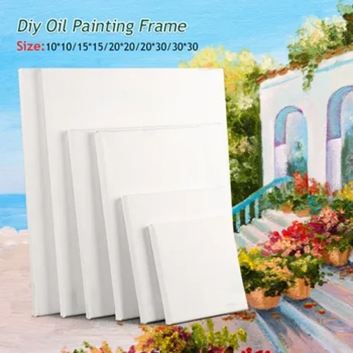 Mini Nghệ Sĩ Canvas Nghệ Thuật Vẽ Trống Canvas Tranh Khung Acrylic Sơn Dầu Thủ Công DIY Nghệ Sĩ Đồ Dùng Học Phụ Kiện