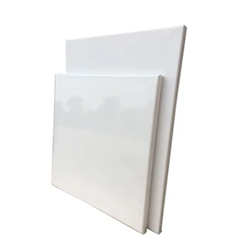 Cynfas Peintio Olew Pren Cotwm Siâp Sgwâr 15x20cm Cynfas Pren Solid Personol Cynfas Estynedig (Gwyn)