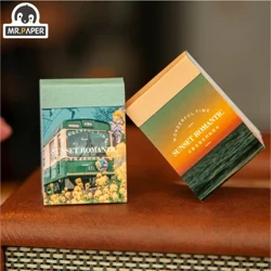 Mr.paper 8 Design Ins Style Japanesch Romantesch Serie Frame Sticker Kreativ Mini Pocket Dekoratioun DIY Material Sticker