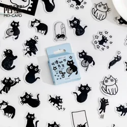 45 PCs/Los Kawaii Katzenhund Daily Life Paper Small Diary Mini Cute Box Sticker Set Scrapbooking Flohes Journal Schreibweise