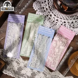 Ông Giấy 30 Cái/gói Vintage Muối Series Ren Miếng Dán Túi DIY Guka Tay Tài Khoản Khung Vật Liệu Trang Trí Văn Phòng Phẩm