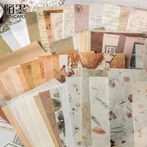 30 ríomhaire Bileog Litir Retro Ábhar Páipéar Dramh-Iris Pleanálaí Scrapbooking Páipéar Cúlra Ceardaíochta Diy Maisiúil Seanré