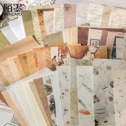 30 komada retro pisma, list papira, planer bezvrijednog dnevnika, spomenar, vintage ukrasni papir za pozadinu za rukotvorine