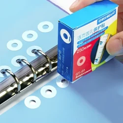 Bấm Lỗ Bảo Vệ Nhãn Dán Lá Lỏng Lẻo Lá Giấy Gia Cố Lỗ Nhãn Tròn Dán Tự Dính Giấy Dán Ràng Buộc