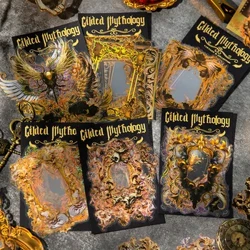 Isitika sikaMnu. Paper 6 Style10 Pcs/Pack PET Hot Stamping sticker Isitikha saseBrithani sasendulo esingangenwa manzi sencwadi yesandla ye-DIY material