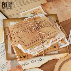 100 dona vintage qog'ozlar Retro dekorativ albom qog'ozi Estetik keraksiz jurnal sahifalari, o'z qo'llaringiz bilan hunarmandchilik kundalik daftarlari albomi