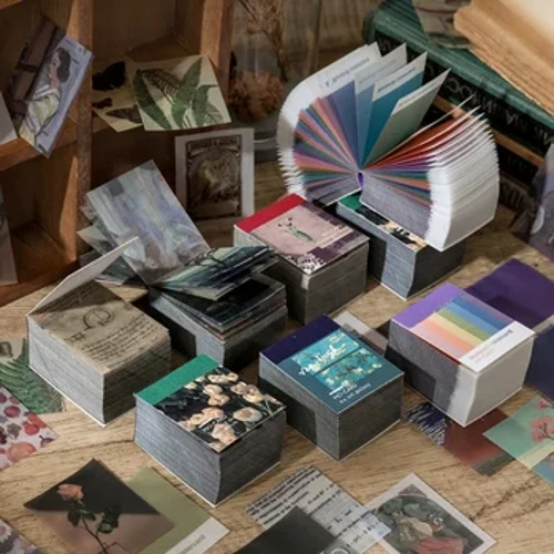 Journamm 50-366 adet Zanaat Vintage Scrapbooking Kağıt Kawaii Sanat Önemsiz Dergisi Deco Etiket Doğal Koleksiyon DIY Malzeme Kağıt