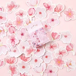 Mohamm japán cseresznyevirág-tervező virágnapló Deco papír kis kawaii matricák helyhez kötött scrapbooking napló
