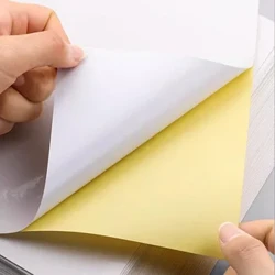 A4 210 mm X 297 mm mattvalge isekleepuv, kergesti kooritav prinditav kleebispaber tindiprinteri jaoks 20 30 50 lehte sildikleebis