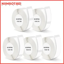 Nhãn Dán Niimbot D11 Nhãn Dán D110 D11 Nhãn Giấy Tự Dính Nhãn Trắng Chống Nước Nhãn Niimbot D11 Cho Máy In Niimbot D110