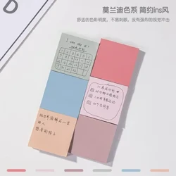 Deli 1 Pcs Sticky Notes 150 Sheets Memo Pad Self Adhesive Paper Mixed Color Notepads Bookmark Stationery For Office School Supply