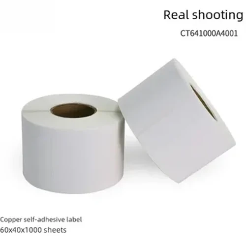 Kupferplack Selbstklebend Labelpapier 60x40x1000 Blieder Blank Kupferplack Labels Barcodepapier