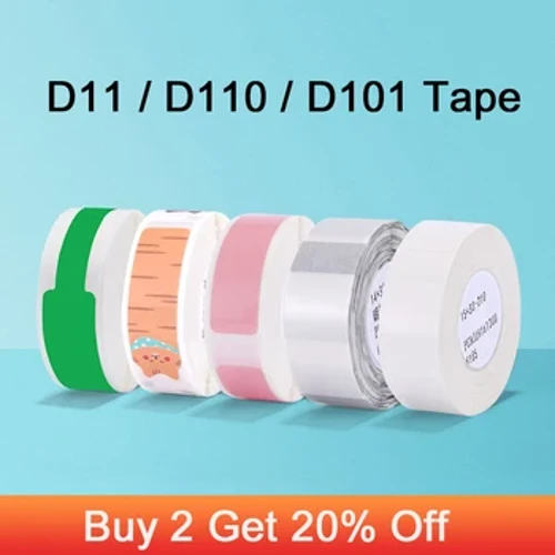 Niimbot D11 Etichetta di stampa Supermercato Etichetta prezzo impermeabile anti-olio resistente allo strappo Carta per etichette resistente ai graffi di colore puro