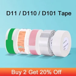 Niimbot D11 Etichetta di stampa Supermercato Etichetta prezzo impermeabile anti-olio resistente allo strappo Carta per etichette resistente ai graffi di colore puro