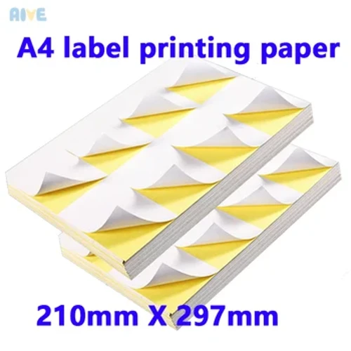 10 Taflen A4 Labeli Cyfeiriadau Ysgrifenadwy Enw Hunan-gludiog Sticer Pecyn Label Tagiau ar gyfer Papur Hollti Argraffydd Inkjet/Laser