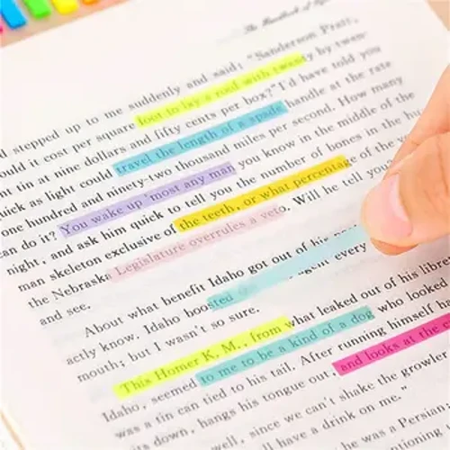 300 Chiếc Trang Bút Đọc Viện Trợ Sinh Viên Huỳnh Quang Giấy Dán Ghi Chú Đọc Nổi Bật Miếng Dán Miếng Dán Chỉ Số Chỉ Số Tab Cờ