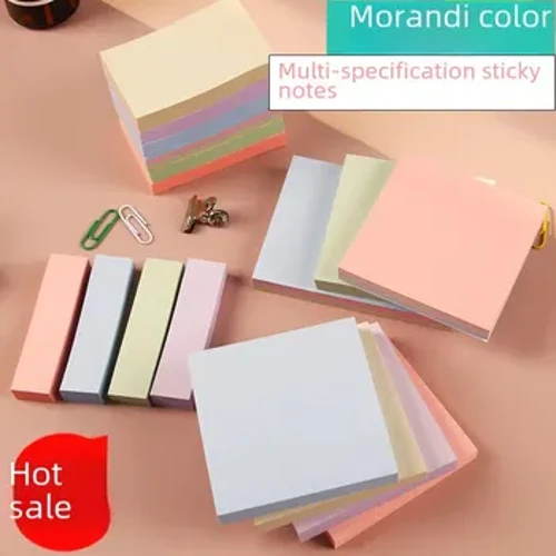 Morandi Color Itsekiinnittyvät Muistiinpanot Värikkäät Opiskelijapaperit Viesti Muistio Toimisto Repäistävä Muistipaperi