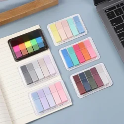 Grousshandel Korea Faarf Sticker Transparent Fluorescent Index Etiketten Logo Sticky Notes Schoul Bürosmaterial Sticky Notes