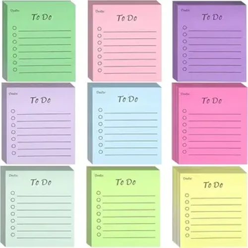 50 tờ Ngày nắng Danh sách việc cần làm hàng tuần Giấy dán Giấy ghi nhớ Văn phòng phẩm Notepad Danh sách kiểm tra mua sắm Tin nhắn Ghi chú