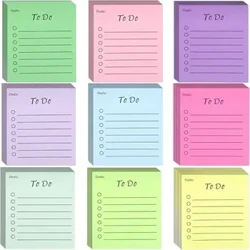 50 tờ Ngày nắng Danh sách việc cần làm hàng tuần Giấy dán Giấy ghi nhớ Văn phòng phẩm Notepad Danh sách kiểm tra mua sắm Tin nhắn Ghi chú