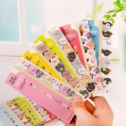 Papetărie 8 bucăți Marcator cu animale din desene animate Bloc-note Semn de carte Steaguri Filă index Adeziv Scrapbooking Note Etichetă Autocolante din hârtie