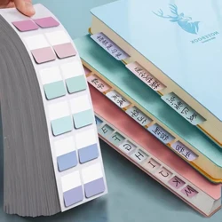 Maraming Kulay na Malagkit na Tala Mga Simpleng Nasusulat na Notepad Mga Tab ng Index Mga Pahina Mga Flag Mga Marker ng Aklat Stationery ng Mag-aaral Mga Kagamitan sa Opisina ng Paaralan