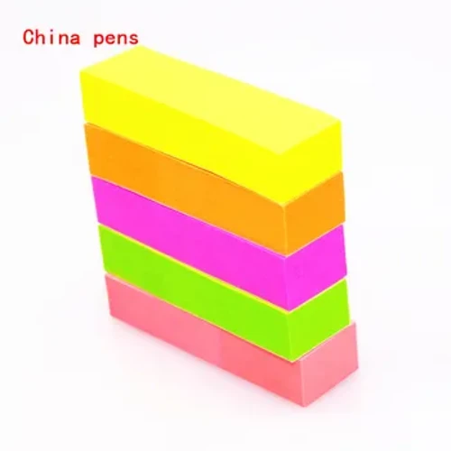 500 tờ Giấy huỳnh quang Giấy ghi nhớ tự dính Giấy dán ghi chú Nó Bút đánh dấu Nhãn dán ghi nhớ Sử dụng trong gia đình và văn phòng Đồ dùng học tập