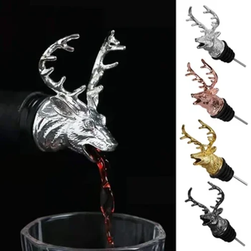 Bouchon de vin en acier inoxydable, bouteille de Champagne, distributeur de liqueur, boisson de cerf, liège, joint sous vide, outils de cuisine de mariage, ustensiles de bar et de salle à manger