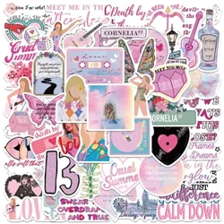 10/30/50Pcs Taylor Swift Lover Iragazgaitza Graffiti Pegatina Estetika Apaingarria Ekipaje Kopa Ordenagailu eramangarria Telefonoa Scrapbook Eranskailuak