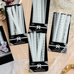 30 Cái/gói Thú Cưng Ren Phong Cách Trang Trí Dán Cắt Dán Rác Tạp Chí DIY Thêu Sò Tự Dính Thủ Công Sáng Tạo Miếng Dán