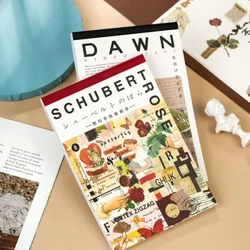 Yoofun 50 Blatt Zeitschrift Aufkleber Buch Washi Papier Tagebuch DIY Material Dekoration Aufkleber Memoblock Scrapbooking Ins Schreibwaren