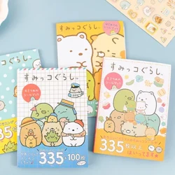 335 db/csomag Kawaii Sumikko Gurashi Dekoratív matricák Könyv Scrapbooking Címke Napló Írószer Album Telefon Naplótervező