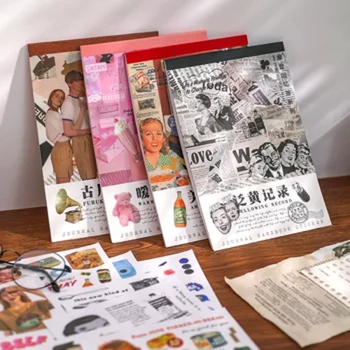 Stickers Boek Morden Impression Decoratieve Sticker 20 Vellen Afdichting Voor DIY Dagboek Planner Scrapbook Album Schoolbenodigdheden Briefpapier
