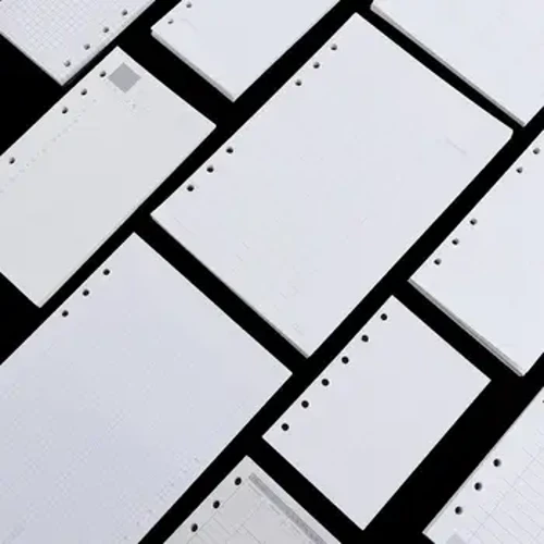 45 Sheets A5 A6 A7 Refill Spiral Binder Inner Page Notebook Loose Leaf Weekly Monthly To Do Line Dot Grid Inside Paper Stationer