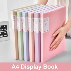A4 Thư Mục Tập Tin Sách Hiển Thị 30/60 Trang Trong Suốt Chèn Giấy Tài Liệu Túi Sắp Xếp Văn Phòng Học Tập Văn Phòng Phẩm