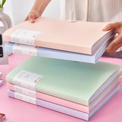 Sac de fichiers A4 de 30/60 Pages, classeur Transparent, rangement de dossiers, papier de Test pour étudiants, Organization de Classification, fournitures de bureau