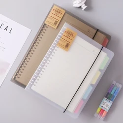Lösblad anteckningsbok A5/B5/A4 Ringpärm Mejeripapper Refill 60 ark för mapp Skolmaterial Planerare Tillbehör Brevpapper